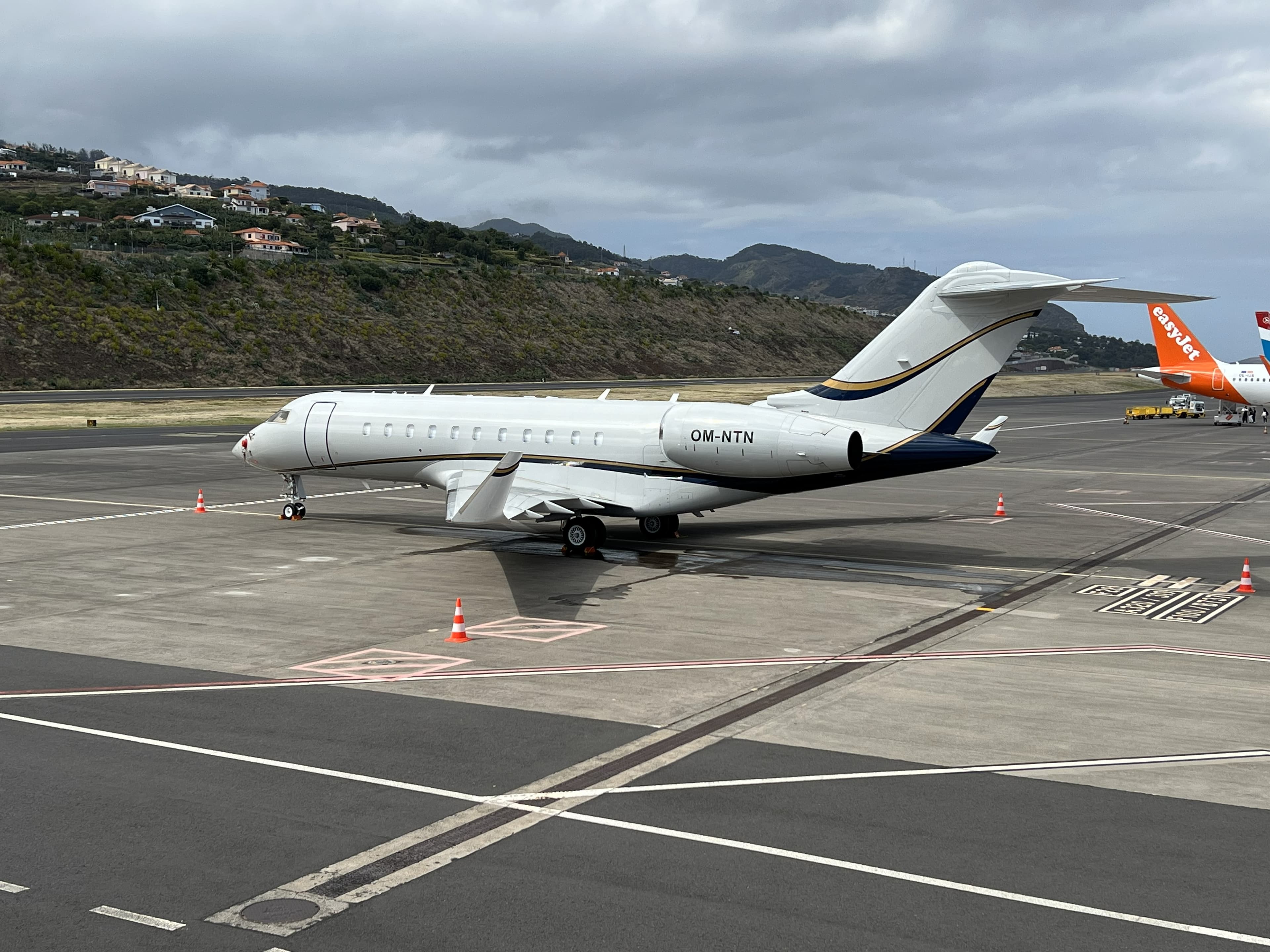 Letoun Bombardier Global 5000 provozovaný TriJets