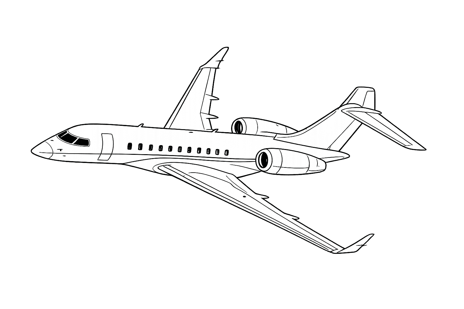 Silueta letounu Global 5000